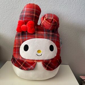 Squishmallows MY Melody Plaid Stuffed Animal